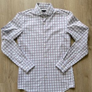 Hugo Boss Plaid Dress Shirt